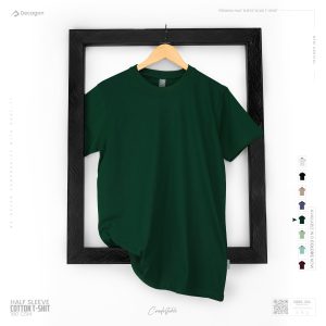 Premium Half Sleeve Solid T-Shirt